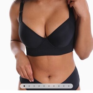 Shapedly Women's Black Intimate Back Smoothing Bra